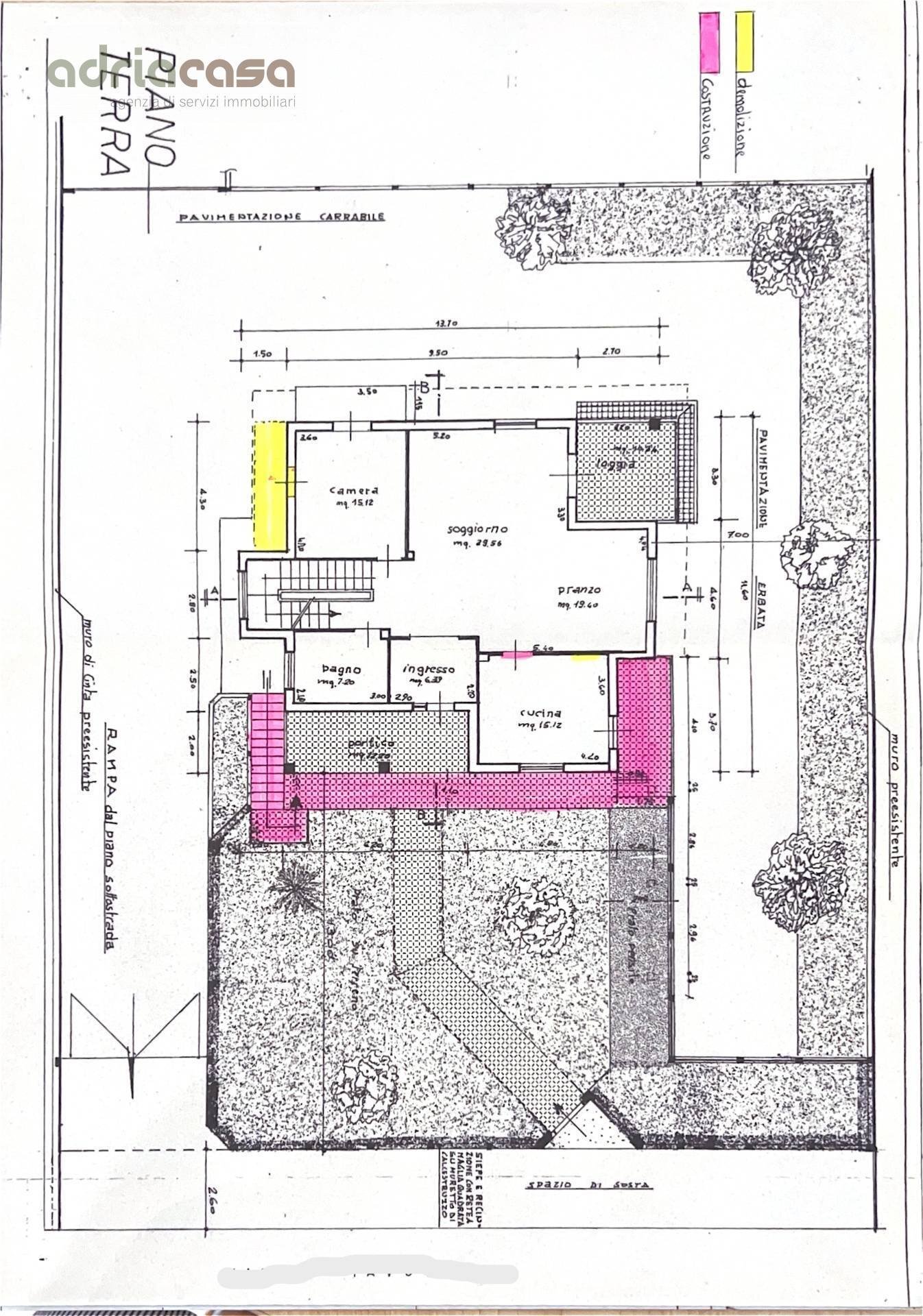 Foto 15 - Villa Via Tavoleto, San Clemente - floor plans 1