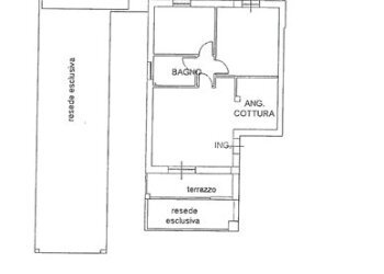 Planimetria appartamento moderno con spazio estern - Apartment Via Carlo Massei 129, Lucca - photo 16