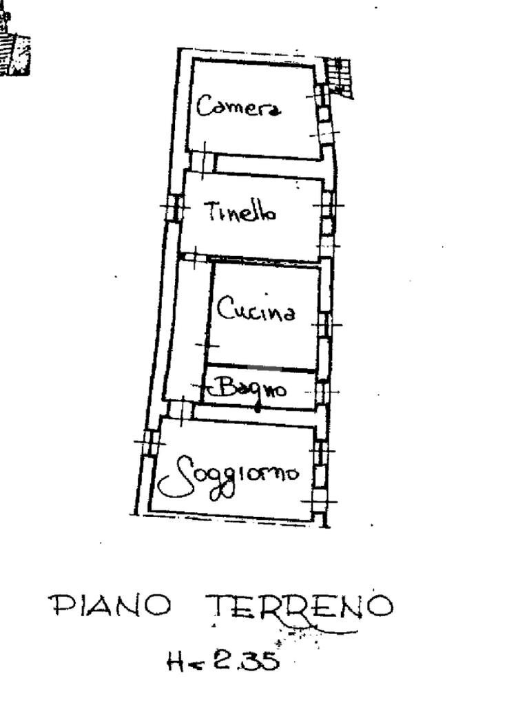 Four-room apartment Via Eritrea, Pavone Canavese - floor plans 1