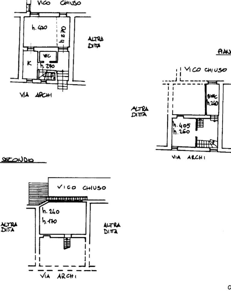 Three-room apartment Via Archi, Imperia - floor plans 1