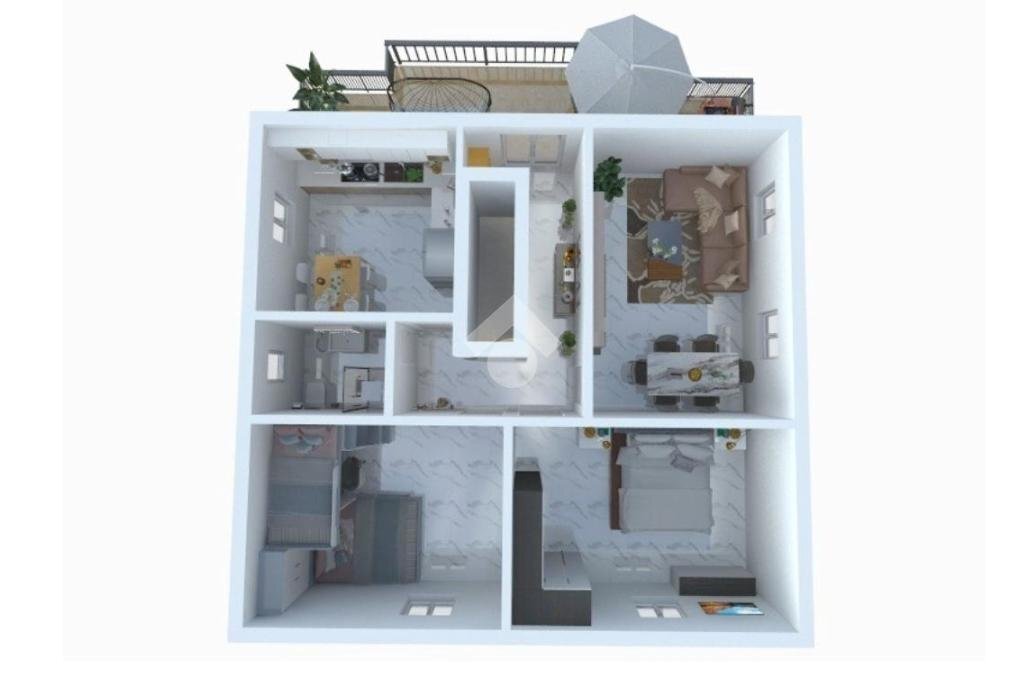 Four-room apartment Via roseto, Bordighera - floor plans 1
