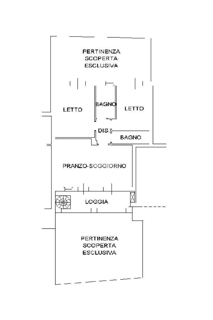 Three-room apartment Via Don Polazzi, Savignano sul Rubicone - floor plans 1