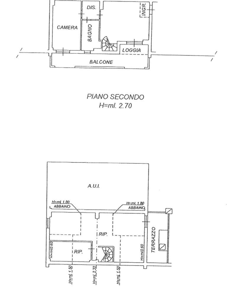 Trilocale Via giorgio perlasca, Rimini - planimetria 1