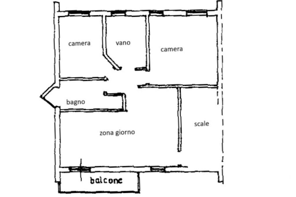 Quadrilocale Via Maccanino, Cesena - planimetria 1