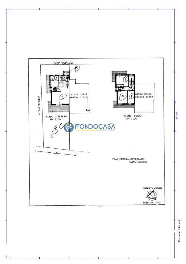 Planimetria - Casa semi indipendente Via delle Erbe, Pietrasanta - planimetria 1
