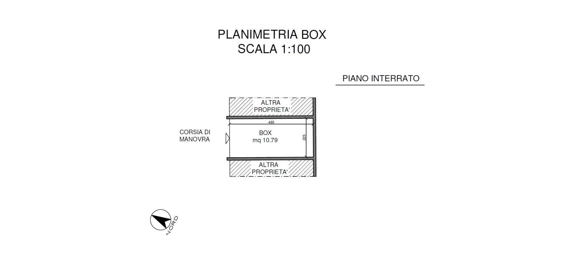 Foto 1 - Box Piazza Verdi, Finale Ligure - planimetria 1