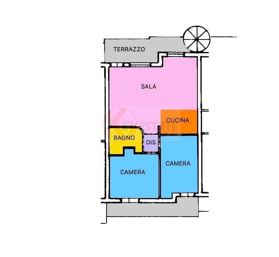 Foto 37 - Four-room apartment Via Umbria
 
17, Castelsardo - floor plans 1