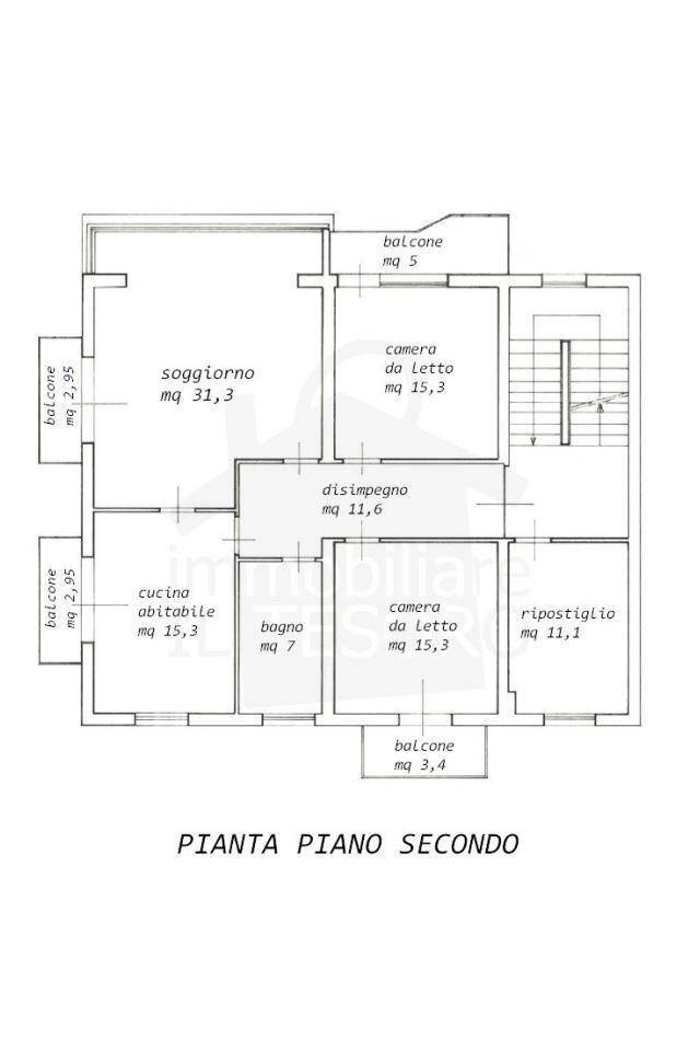 Apartment via Metauro, 11, Bellaria-Igea Marina - floor plans 1
