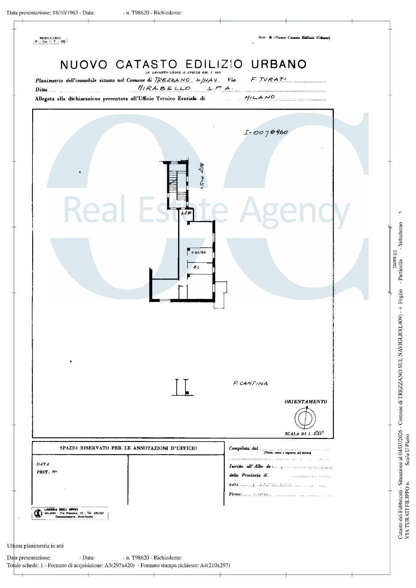 Foto 46 - Three-room apartment 28, Trezzano sul Naviglio - floor plans 1