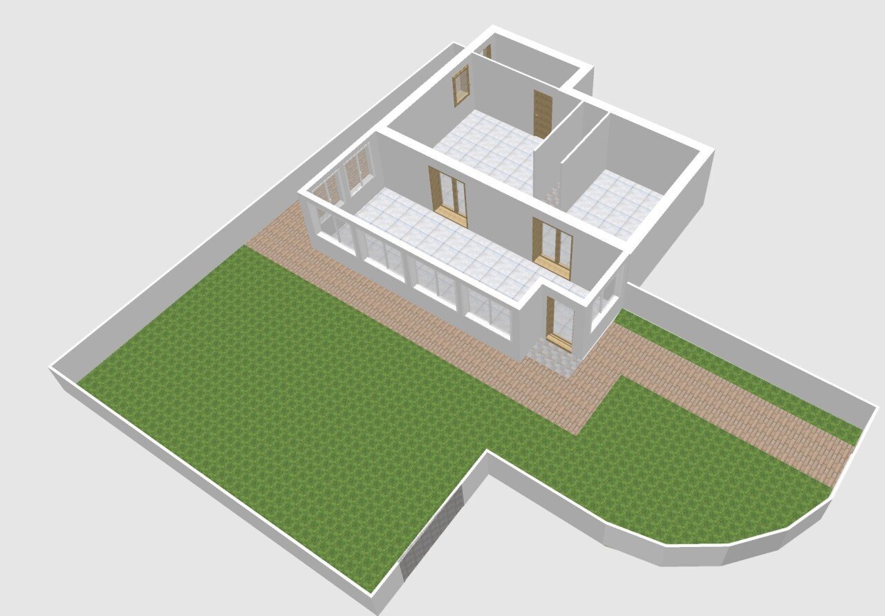 piano terra 3D - Townhouse Via Prima Trasversale 16, Vezzano Ligure - photo 2