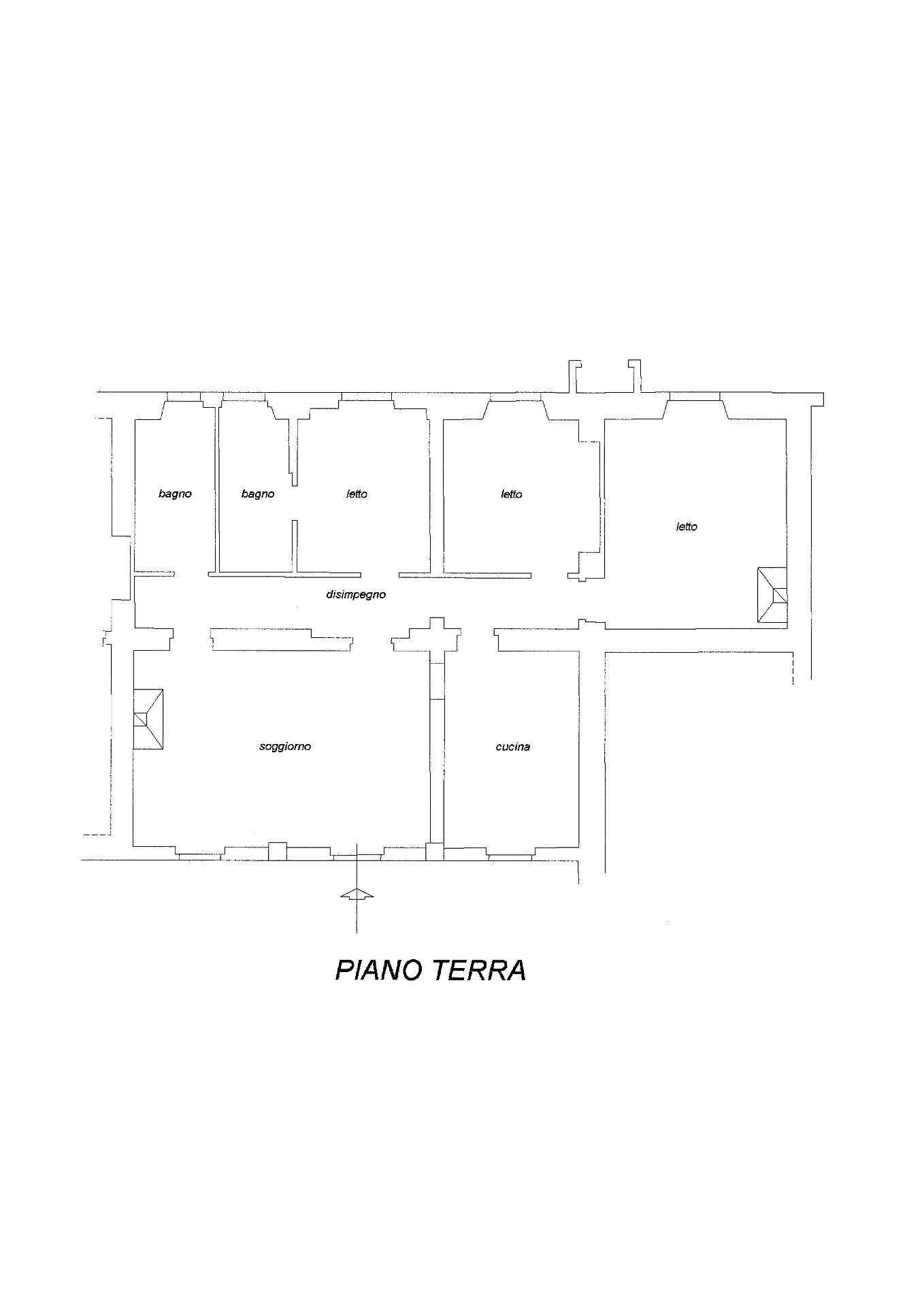 Foto 23 - Villa Preci - Saccovescio, Preci - planimetria 1