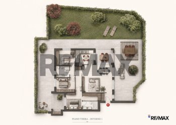 Pianta 3D - Four-room apartment VIA GOFFREDO SPINEDI
 
32, Monterotondo - photo 6