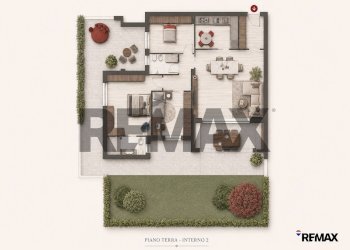 Pianta 2D - Four-room apartment VIA GOFFREDO SPINEDI
 
32, Monterotondo - photo 6