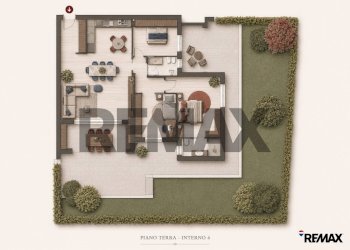 Pianta 3D - Four-room apartment VIA GOFFREDO SPINEDI
 
32, Monterotondo - photo 6
