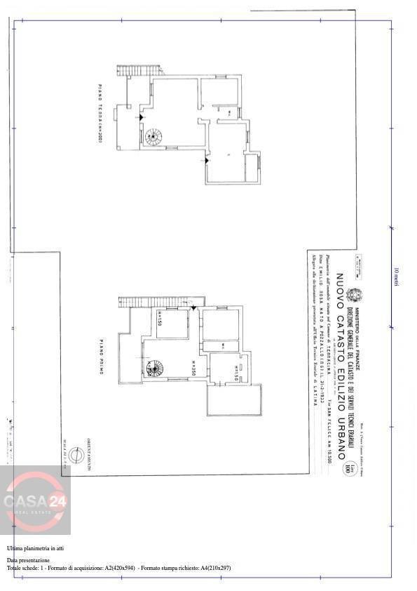 Foto 102 - Villa Santa Cruz, Terracina - planimetria 1