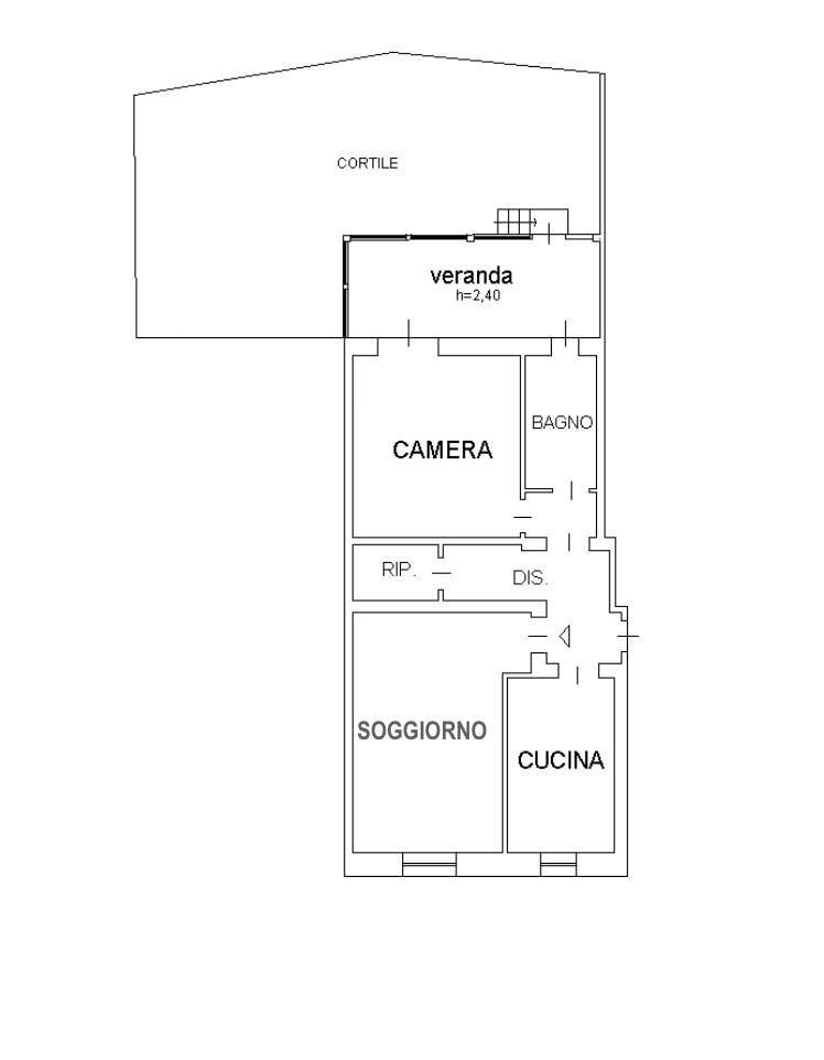 Foto 18 - Two-room apartment Via Santa Teresa di Gallura, La Maddalena - floor plans 1
