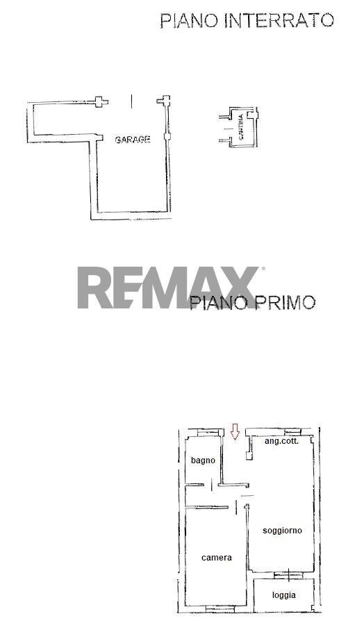 Pianta 2D - Bilocale Via Levi
1, Ancona - foto 2