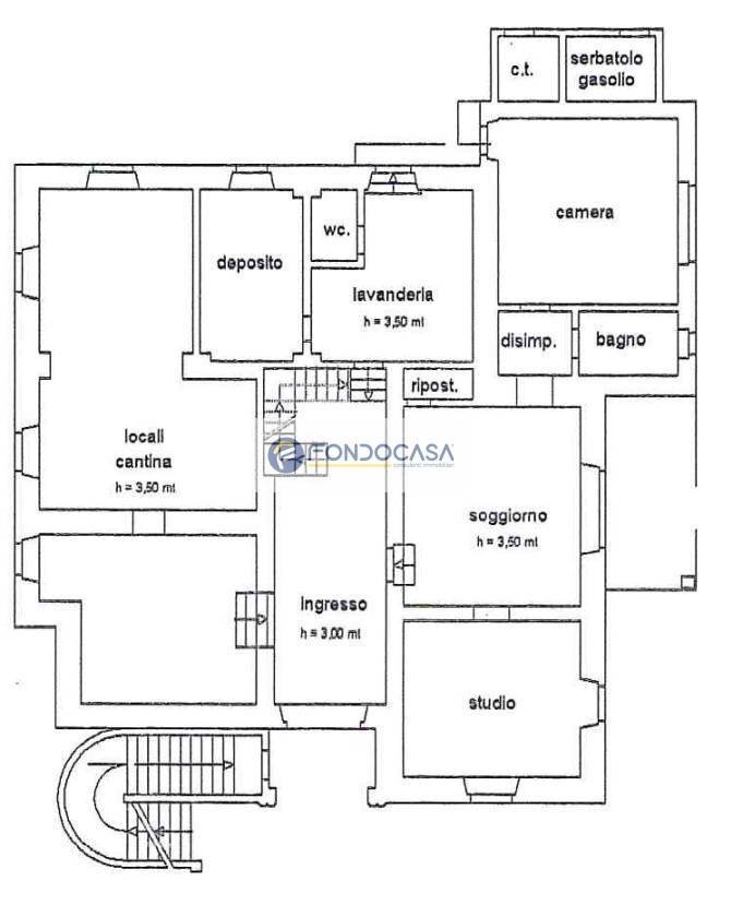 Foto 41 - Villa Racale - floor plans 1