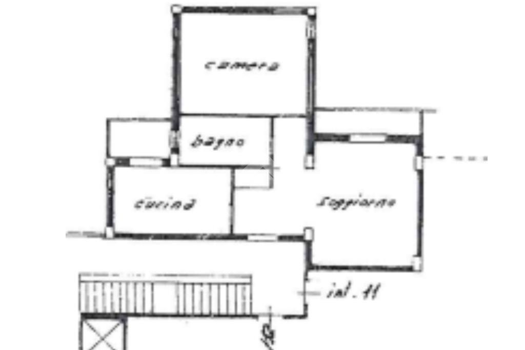 Three-room apartment Via Falcinello, Sarzana - floor plans 1