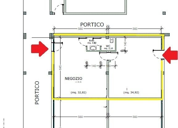 planimetria.jpg - Commercial Premises Via Roma 110, Vigodarzere - floor plans 1