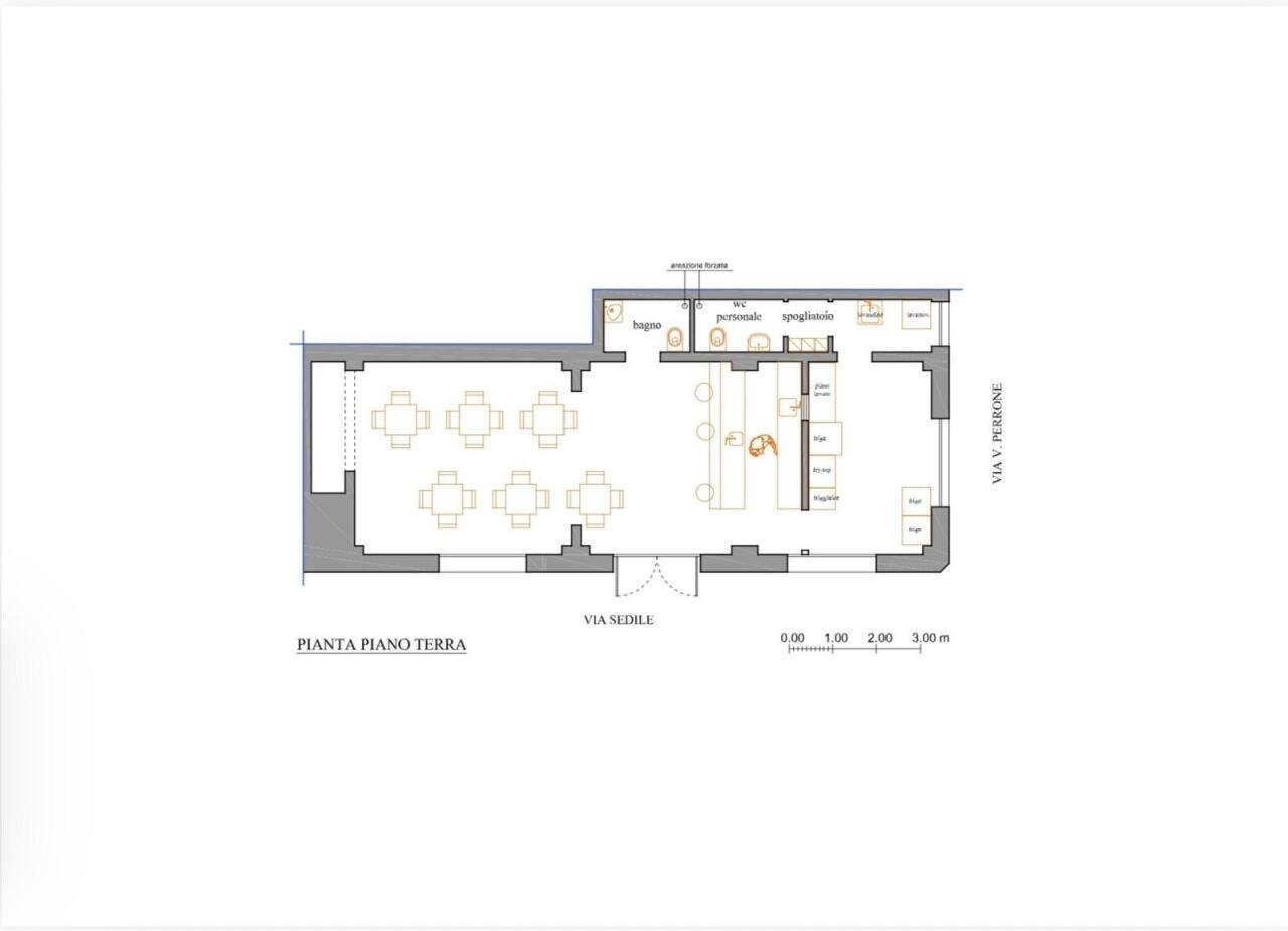 planimetria - Pub - Enoteca - Wine Bar Via Sedile 17, Lecce - planimetria 1