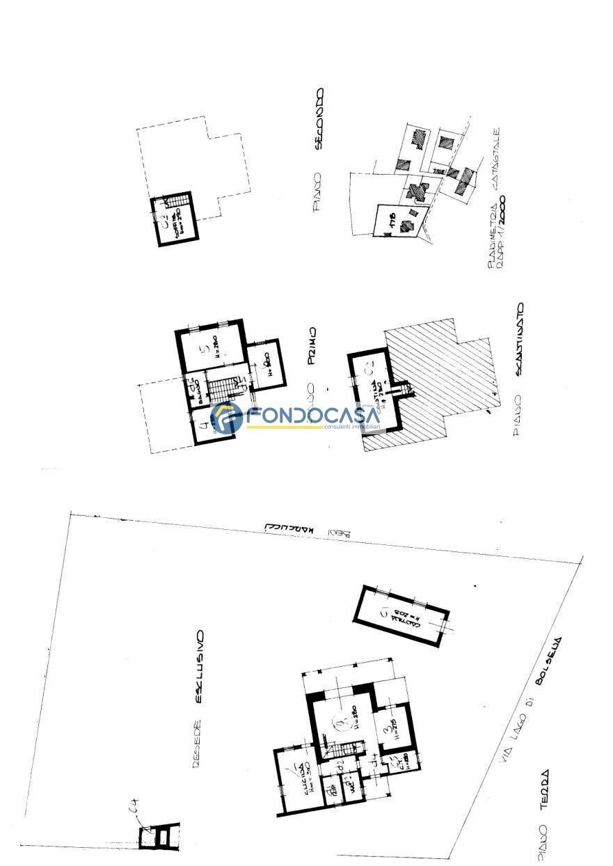 planimetria - Villa Via Rafaello Sanzio, Pietrasanta - floor plans 1