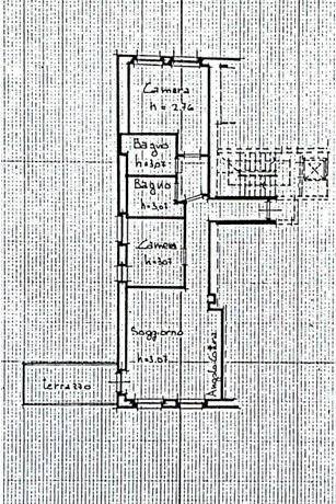 Four-room apartment via Vittorio Veneto, Chiavari - floor plans 1