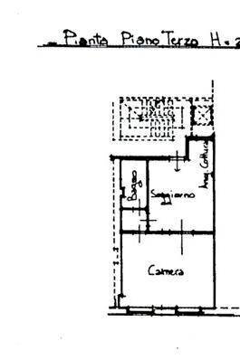 Three-room apartment via Vittorio Veneto, Chiavari - floor plans 1