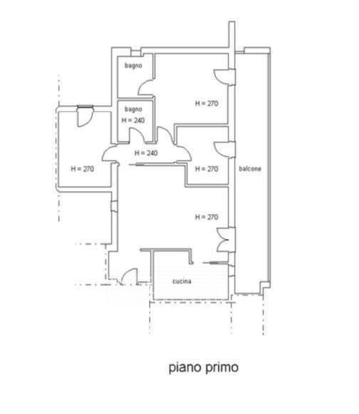 Foto 12 - Apartment via marco polo, Viareggio - floor plans 1