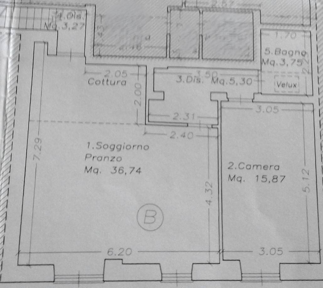 Foto 27 - Trilocale via Terrapezzina
 
100, Camaiore - planimetria 1