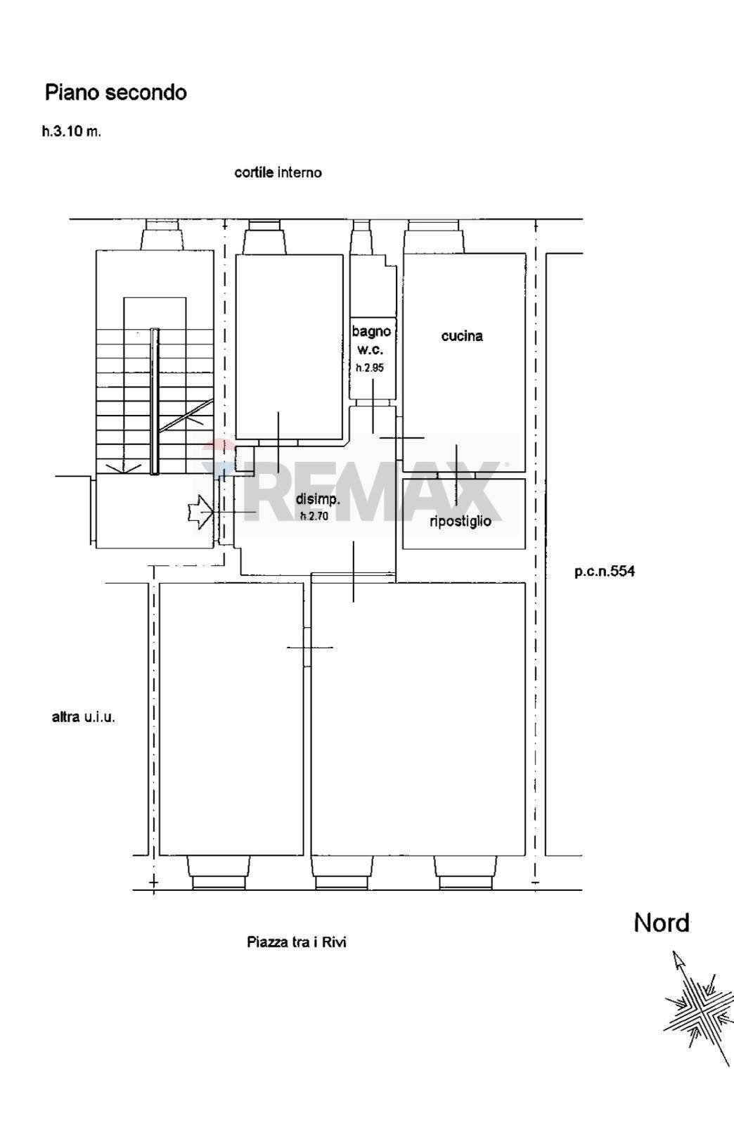 Pianta 2D - Terreno non edificabile Piazza Tra I Rivi
 
6, Trieste - planimetria 1