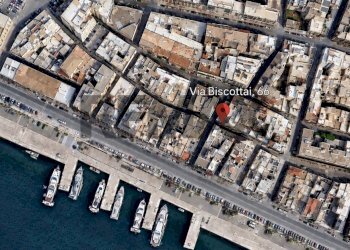 Posizione della mappa - Trilocale Via Biscottai
66, Trapani - foto 13