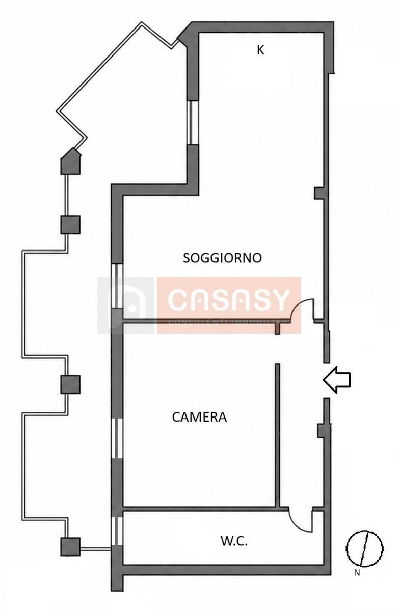 Foto 27 - Three-room apartment Frazione Coasco Marina Verde, Villanova d'Albenga - floor plans 1