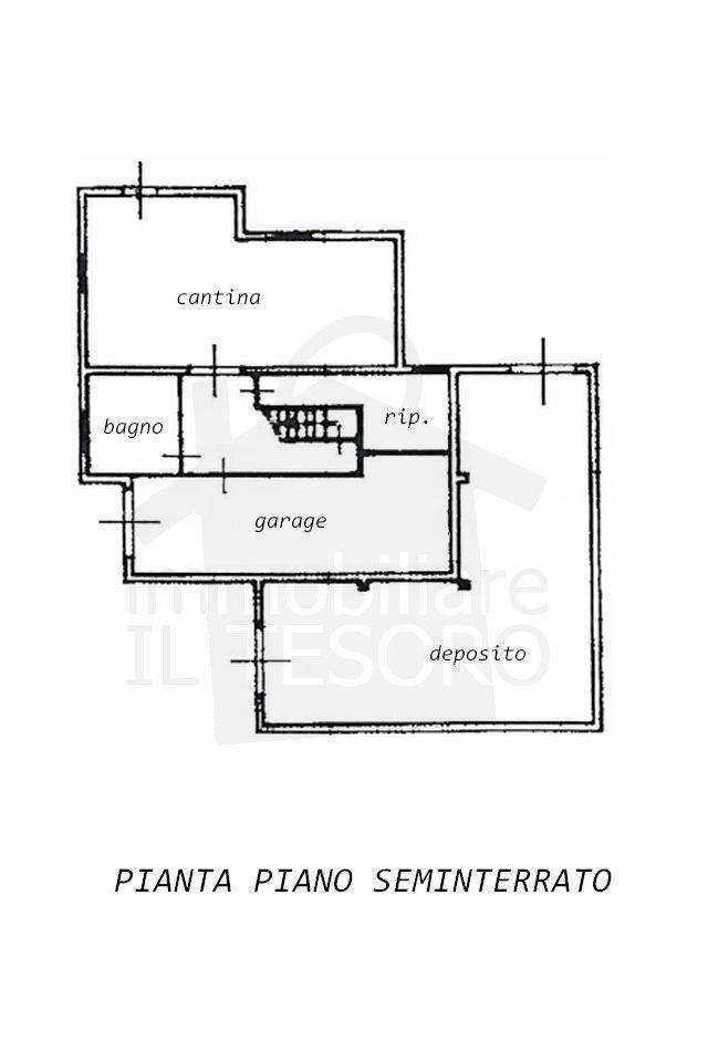 Villa via Capicchio, 69, San Leo - floor plans 1