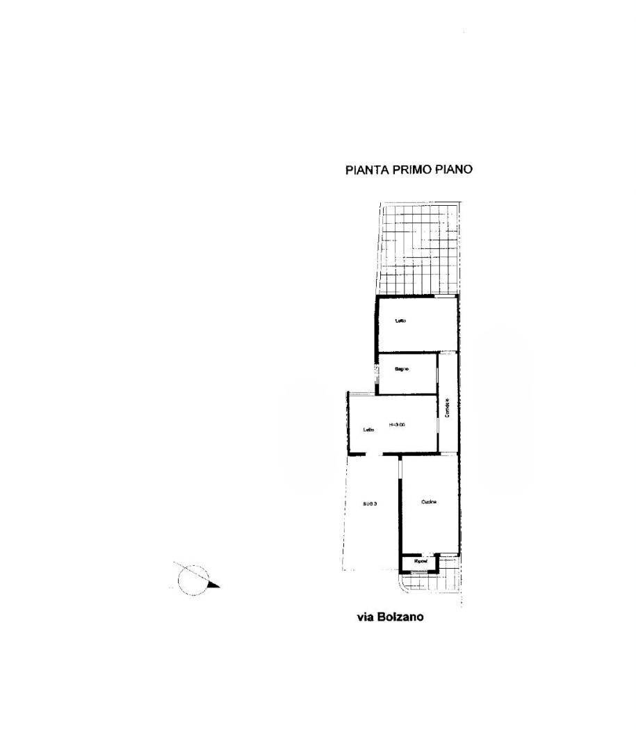Casa indipendente via Bolzano, Matino - planimetria 1