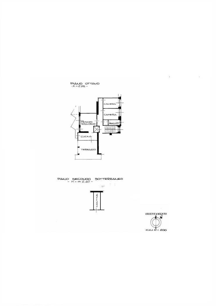 Attico via Carlo Promis, 3, Aosta - planimetria 1