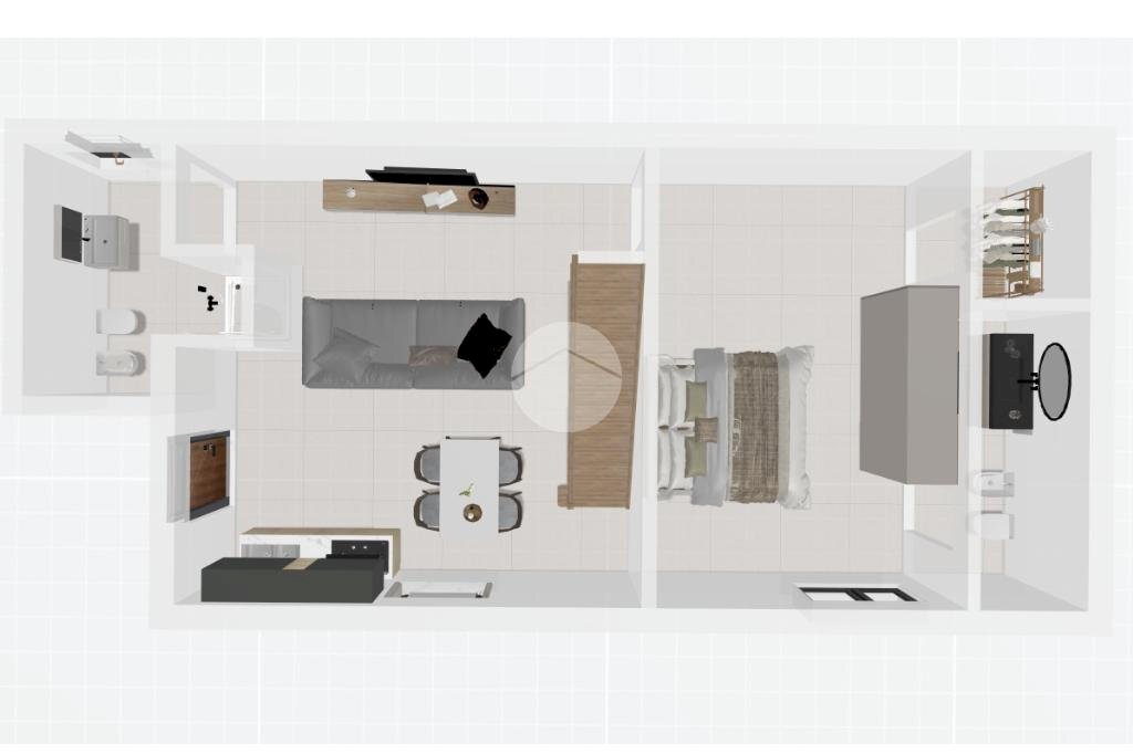 Three-room apartment Via della fiera, Rimini - floor plans 1