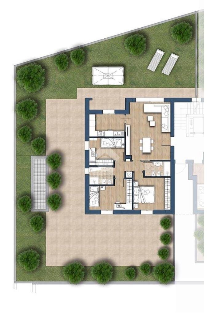 Quadrilocale Via Imperatrice Teodora, Rimini - planimetria 1
