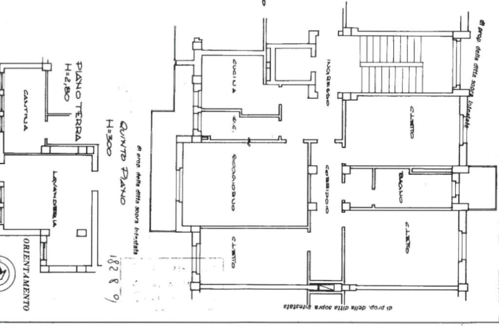 Four-room apartment Via Rivoluzione D'Ottobre, Reggio nell'Emilia - floor plans 1