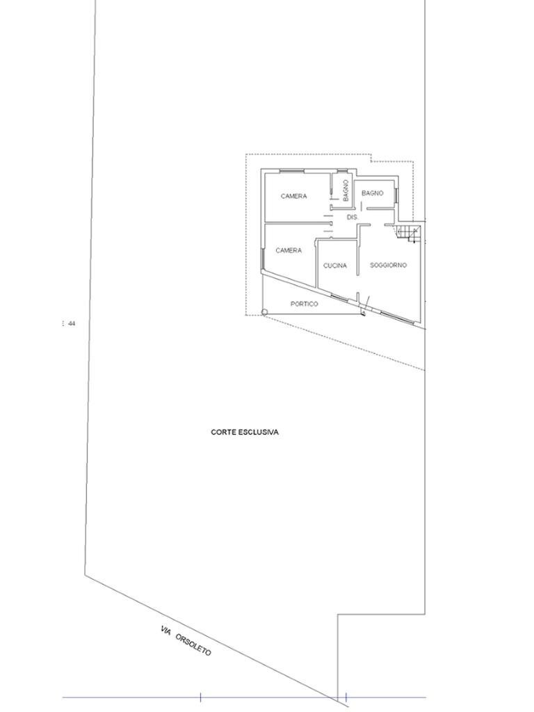 Four-room apartment Via Orsoleto, Rimini - floor plans 1