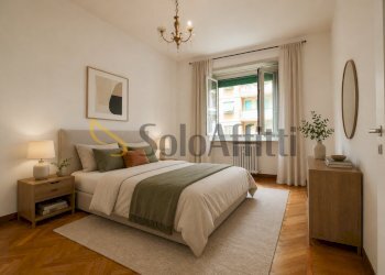 Camera da letto con render - Bilocale Via Giovanni Antonio Plana 43, Milano - foto 8