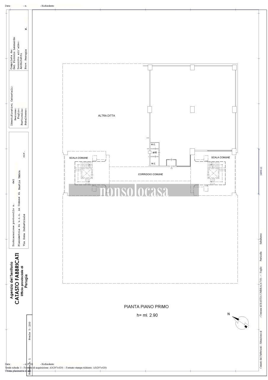 PLANIMETRIA - Show room Via delle Querce 255, Assisi - floor plans 1