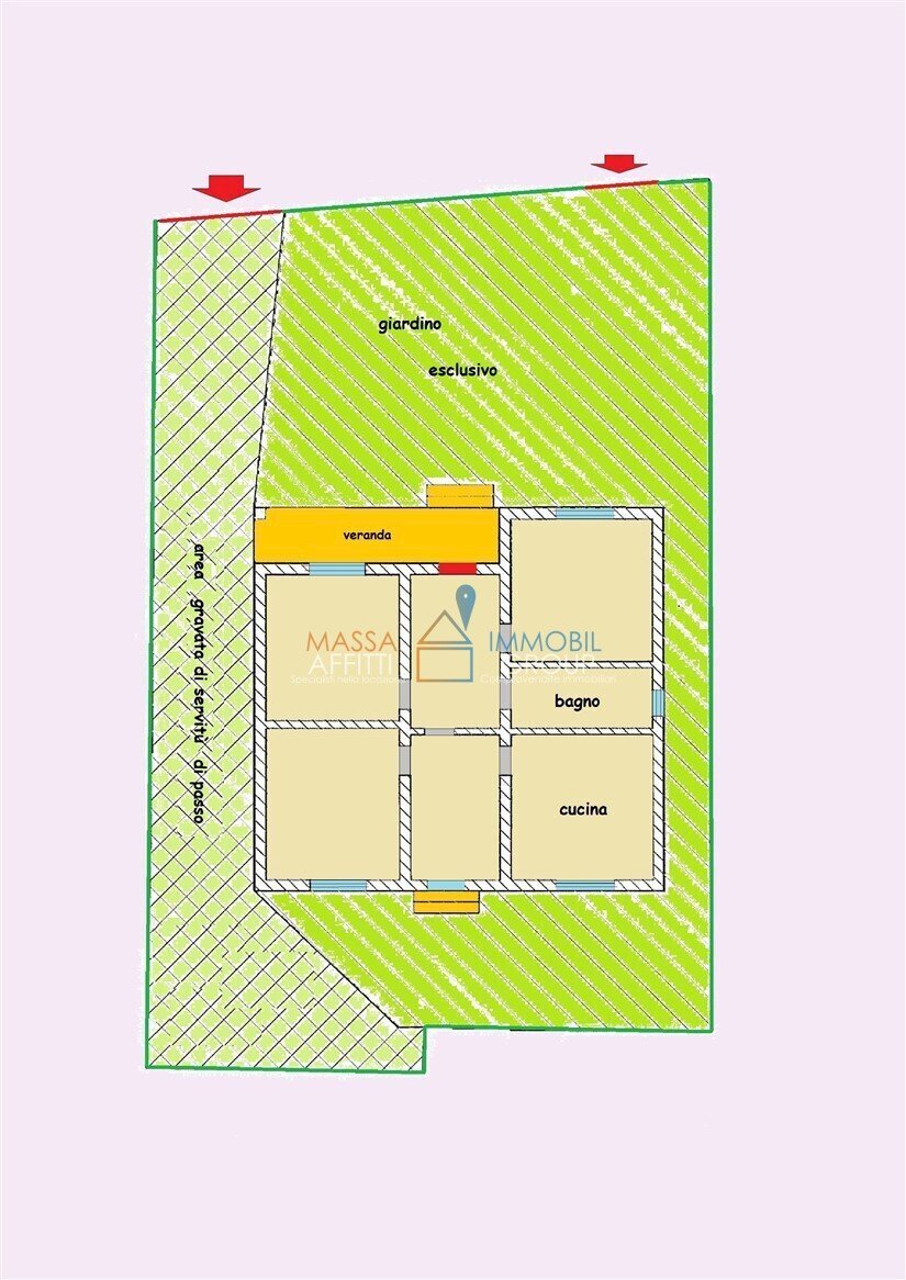 pl - Villa Via Podenzana 5, Massa - planimetria 1