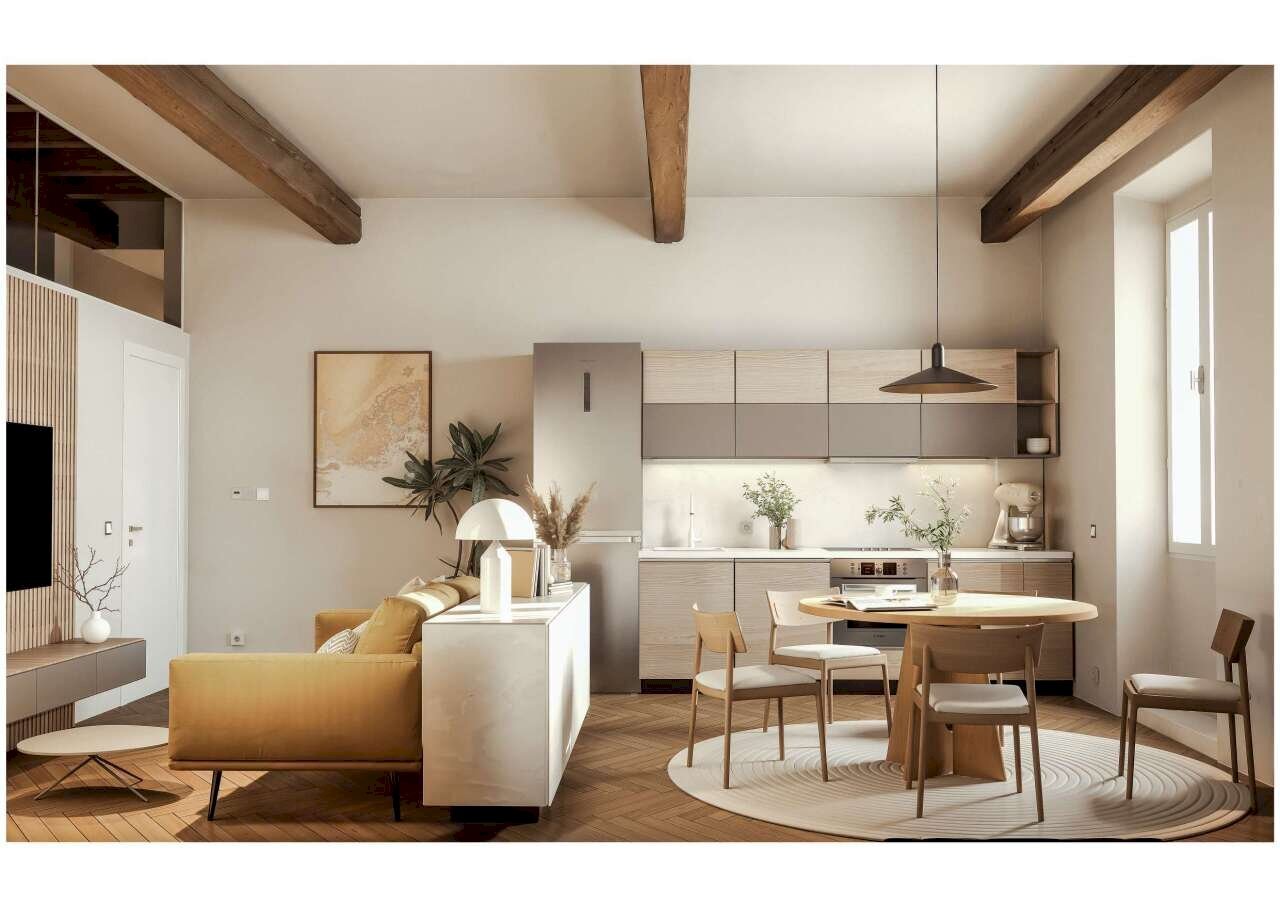 RENDER ZONA GIORNO - Two-room apartment Viale dei Mille 23, Cervia - photo 2
