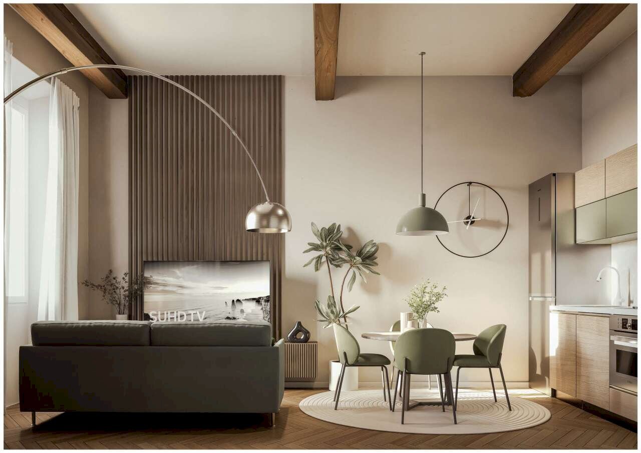 RENDER AREA GIORNO - One-room apartment Viale dei Mille 23, Cervia - photo 1