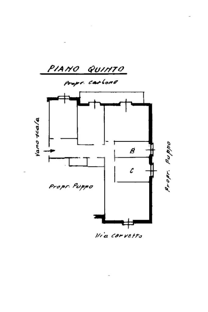 Apartment Via agosti guido, Genova (neighborhood Cornigliano) - floor plans 1