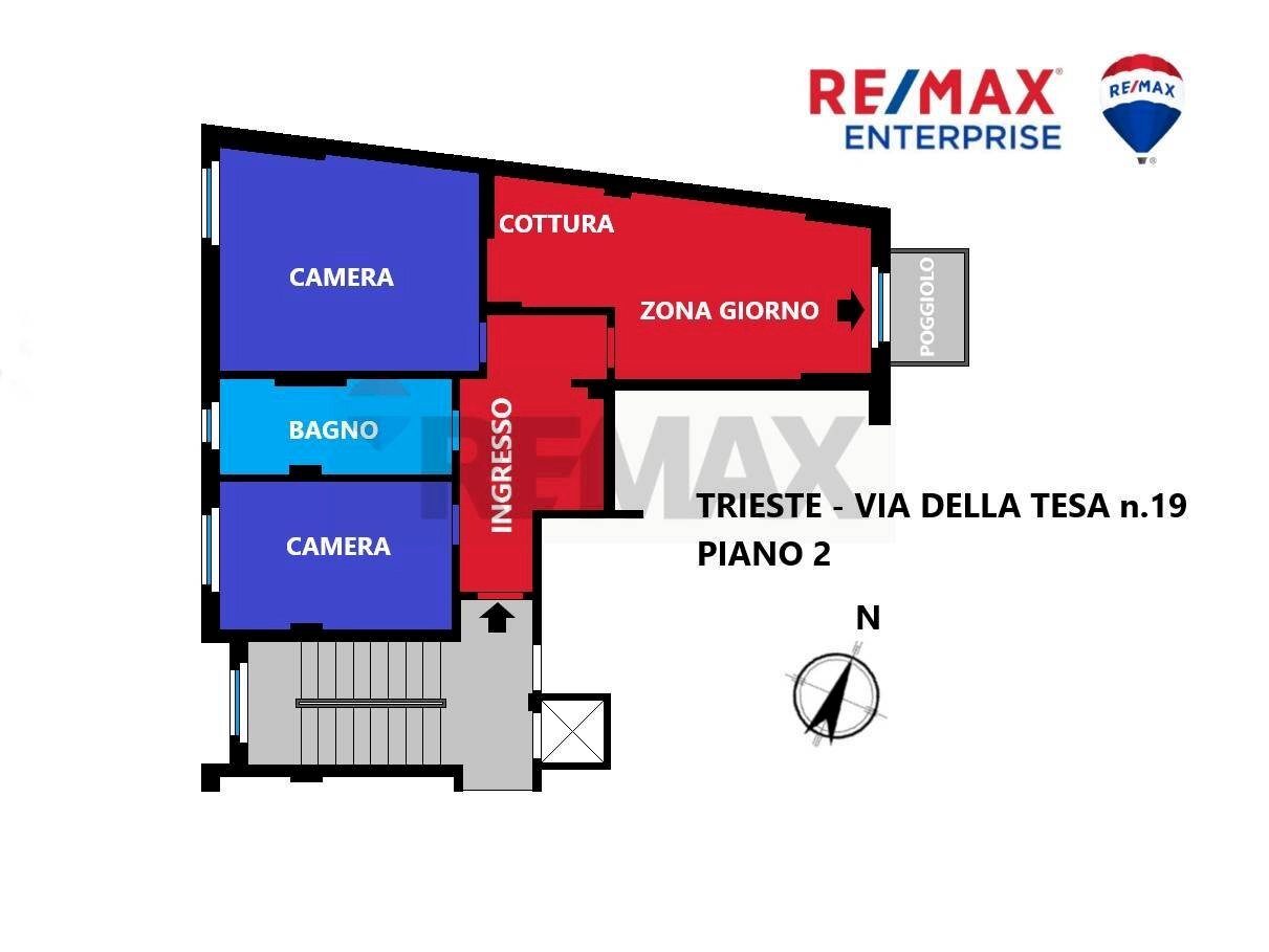 Foto 19 - Three-room apartment Via Della Tesa
 
19, Trieste - floor plans 1