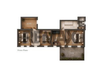 Pianta 3D - Terraced Villa Vicolo Verdi
 
32, Mira - photo 22