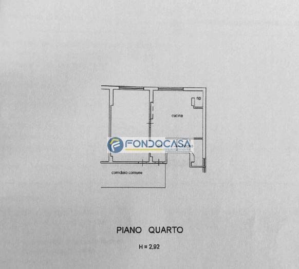 scheda catastale - Three-room apartment via cavour, Carrara - floor plans 1