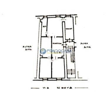 scheda catastale - Quadrilocale Via rossi, Carrara - planimetria 1